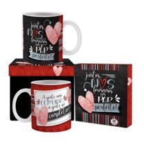 Caneca Cerâmica Juntos Nós Formamos Uma Par Perfeito Caneca Cerâmica Juntos Nós Formamos Uma Par Perfeito