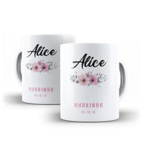Caneca Cerâmica Madrinha Com Nome Personalizado Casamento 10