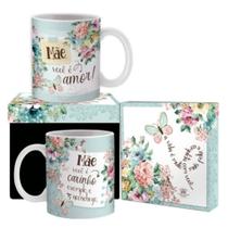 Caneca Cerâmica Mãe Você É Carinho...borboleta