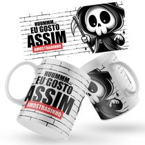 Caneca Cerâmica Meme Amostradinho Personalizado 325 Ml.