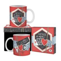 Caneca Cerâmica Metade De Mim É Amor Caneca Cerâmica Metade De Mim É Amor