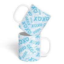 Caneca Cerâmica - Namorados - XOXO - Azul