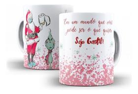 Caneca Cerâmica Natal Seja Gentil Presente Amigos 9766