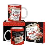 Caneca Cerâmica O Nosso Amor É Para Sempre 300ml Caneca Cerâmica O Nosso Amor É Para Sempre 300ml