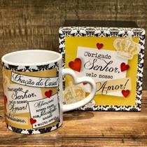 Caneca cerâmica oração do casal Caneca cerâmica oração do casal
