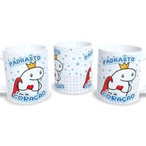 Caneca Cerâmica Padrasto Pai De Coração 325ml Café Chá Caneca Cerâmica Padrasto Pai De Coração 325ml Café Chá