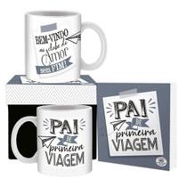 Caneca ceramica pai de primeira viagem