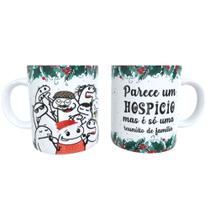 Caneca cerâmica Parece um hospício mas é só uma reunião em família! Caneca cerâmica Parece um hospício mas é só uma reunião em família!