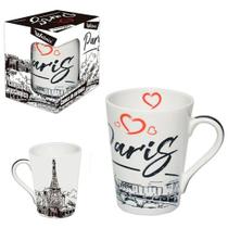 Caneca Cerâmica Paris Wellmix 340Ml Caneca Cerâmica Paris Wellmix 340Ml
