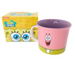 Caneca Cerâmica Patrick Bob Esponja Zonacriativa 350ml