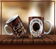 Caneca Cerâmica Personalizada Tema Café