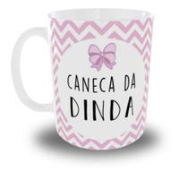 Caneca Cerâmica Personalizada Você Foi Promovida à Dinda - 325ml