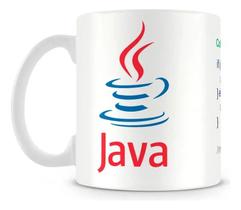 Caneca Cerâmica Presente Amiga Starnerd Linguagem Java 330ml Caneca Cerâmica Presente Amiga Starnerd Linguagem Java 330ml
