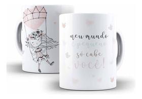 Caneca Cerâmica Presente Namorada Delicada Namorados-07093