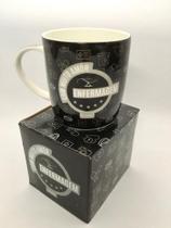 Caneca Cerâmica Preta Profissão Enfermagem 390ml