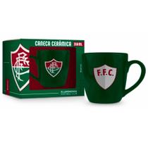 Caneca Cerâmica Prime BrasFoot Fluminense 350 ML Licenciada Verde