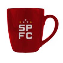 Caneca Cerâmica Prime BrasFoot Sao Paulo 350 ML Licenciada Vermelho Caneca Cerâmica Prime BrasFoot Sao Paulo 350 ML Licenciada Vermelho