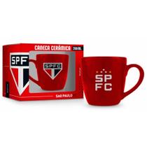 Caneca Cerâmica Prime BrasFoot Sao Paulo 350 ML Licenciada Vermelho Caneca Cerâmica Prime BrasFoot Sao Paulo 350 ML Licenciada Vermelho