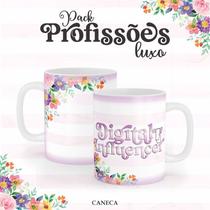 Caneca Cerâmica Profissão Luxo Digital Influencer Caneca Cerâmica Profissão Luxo Digital Influencer