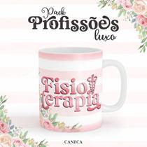 Caneca Cerâmica Profissão Luxo Fisioterapia Caneca Cerâmica Profissão Luxo Fisioterapia