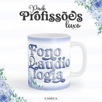 Caneca Cerâmica Profissão Luxo Fonoaodioligia Caneca Cerâmica Profissão Luxo Fonoaodioligia