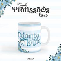 Caneca Cerâmica Profissão Luxo Odontologia Mod01