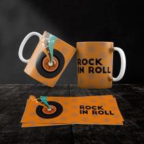 Caneca Cerâmica Rock and Roll Mod.13