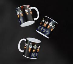 Caneca Cerâmica Rock Kiss Mod.01