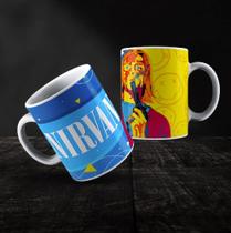 Caneca Cerâmica Rock Nirvana Mod.01