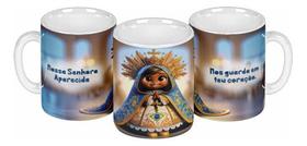 Caneca Cerâmica Santos Católico Igreja Santinhos Católica Caneca Cerâmica Santos Católico Igreja Santinhos Católica