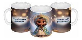 Caneca Cerâmica Santos Católico Igreja Santinhos Católica