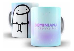 Caneca Cerâmica Signo Geminiana Extrovertida Engraçada-10933