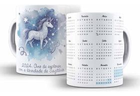 Caneca Cerâmica Signo Sagitário Calendário Barato-15883