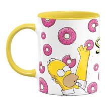 Caneca Cerâmica Simpsons Homer Donuts Rosquinha