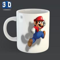 Caneca ceramica super mario