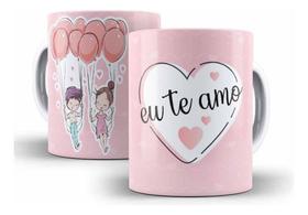 Caneca Cerâmica Te Amo Casal Presente Dia Dos Namorado 07139