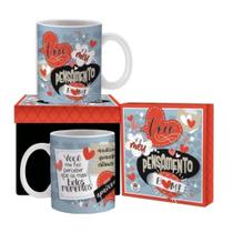 Caneca Cerâmica Você É O Meu Pensamento 300ml