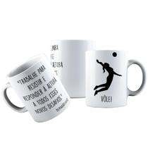 Caneca Cerâmica Voleibol Frase Presente Jogadora Vôlei