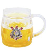 Caneca Cerveja de Acrilico Grande 400ml - Time Corinthians