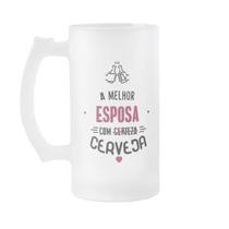 Caneca Cerveja Melhor Esposa Com Certeza