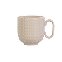 Caneca Chá Café Creme Geometric 366 ml Germer Porcelanas Caneca Chá Café Creme Geometric 366 ml Germer Porcelanas