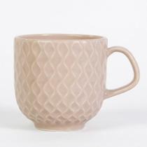 Caneca Chá Café Relevo Acqua 350 ml Creme Germer Porcelanas Caneca Chá Café Relevo Acqua 350 ml Creme Germer Porcelanas
