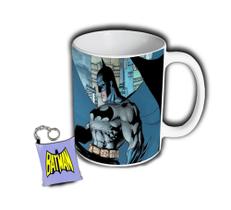 Caneca + Chaveiro Batman Bruce Wayne Super Heroi Comics DC