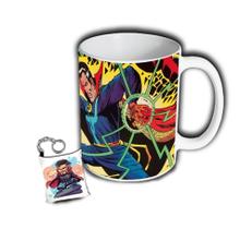 Caneca + Chaveiro Dr Estranho Marvel Comics Avengers