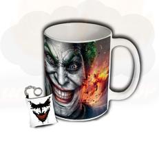 Caneca + Chaveiro Joker Dc Coringa Comics Hq