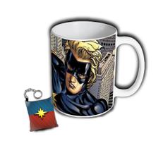 Caneca + Chaveiro Mar Vell Marvel Comics Avengers