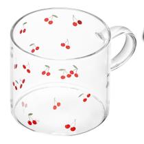 Caneca Cherry 125ml Vidro Borossilicato Resiste ao Calor - Lyor