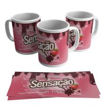 Caneca Chocolate Sensação Páscoa Namorados 325ml