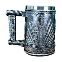 Caneca Chopp 3D Trono De Ferro Medieval Presente Coleção