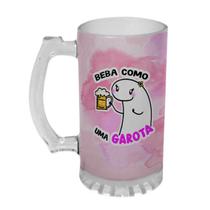 Caneca Chopp 475ml Flork Beba Como Uma Garota